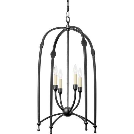Rhett Lantern by Troy. Made from steel in a modern style.