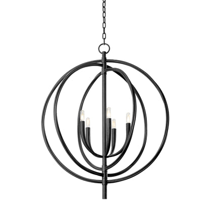 Fillea Pendant by Troy. Made from steel in a modern style.
