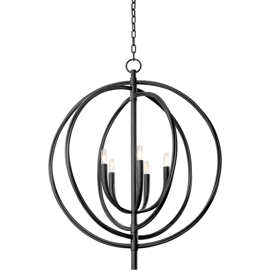 Fillea Pendant by Troy. Made from steel in a modern style.