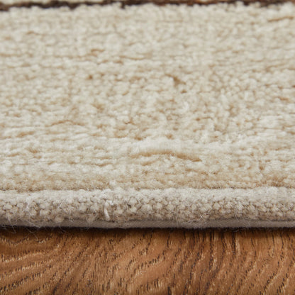 Agape AGP69H7F Rug by Feizy in ivory, brown. Made from wool in a unique style.