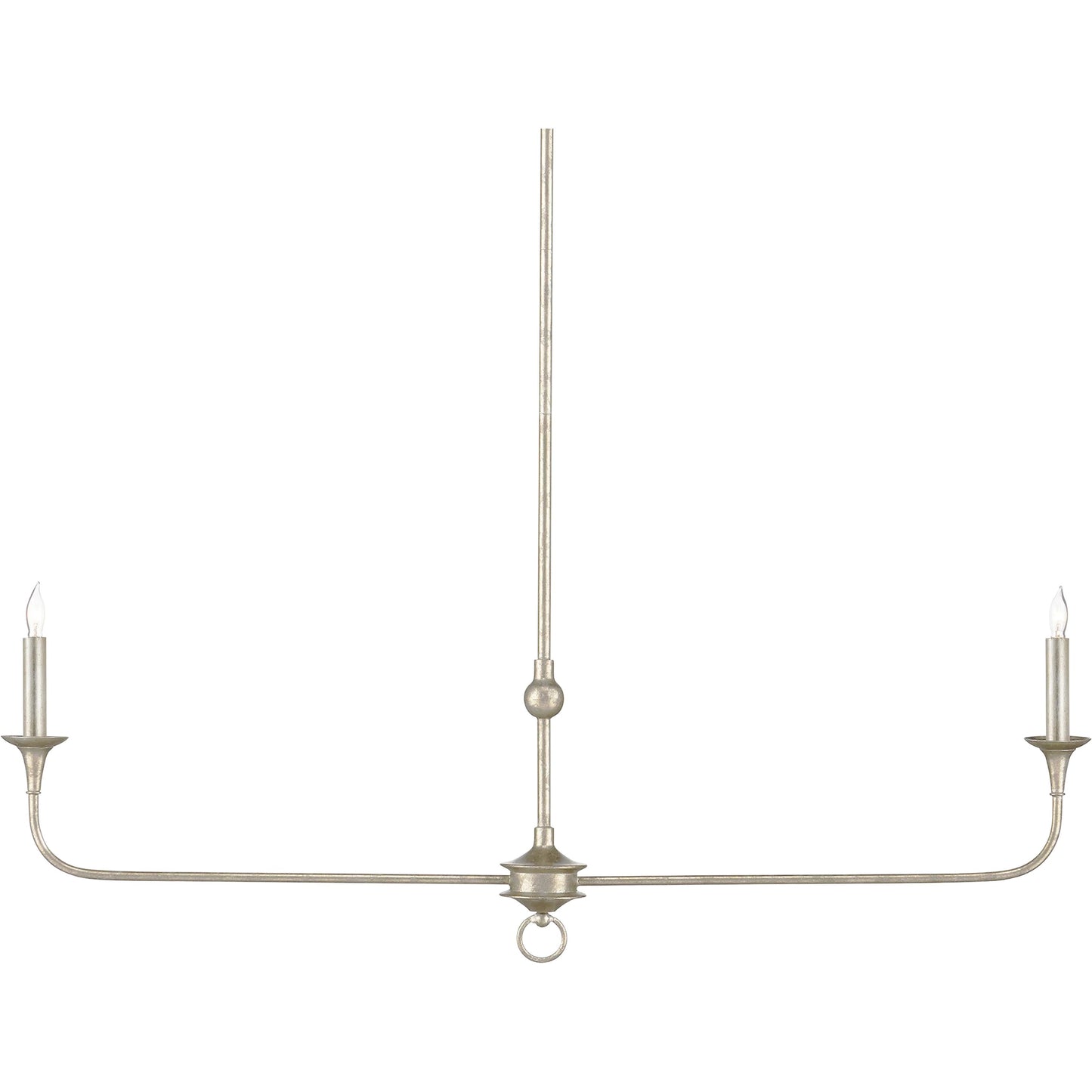 003 SI-2387114 | Primary Silo | Nottaway Linear Chandelier by Currey and Company. Made from wrought iron in a traditional style.