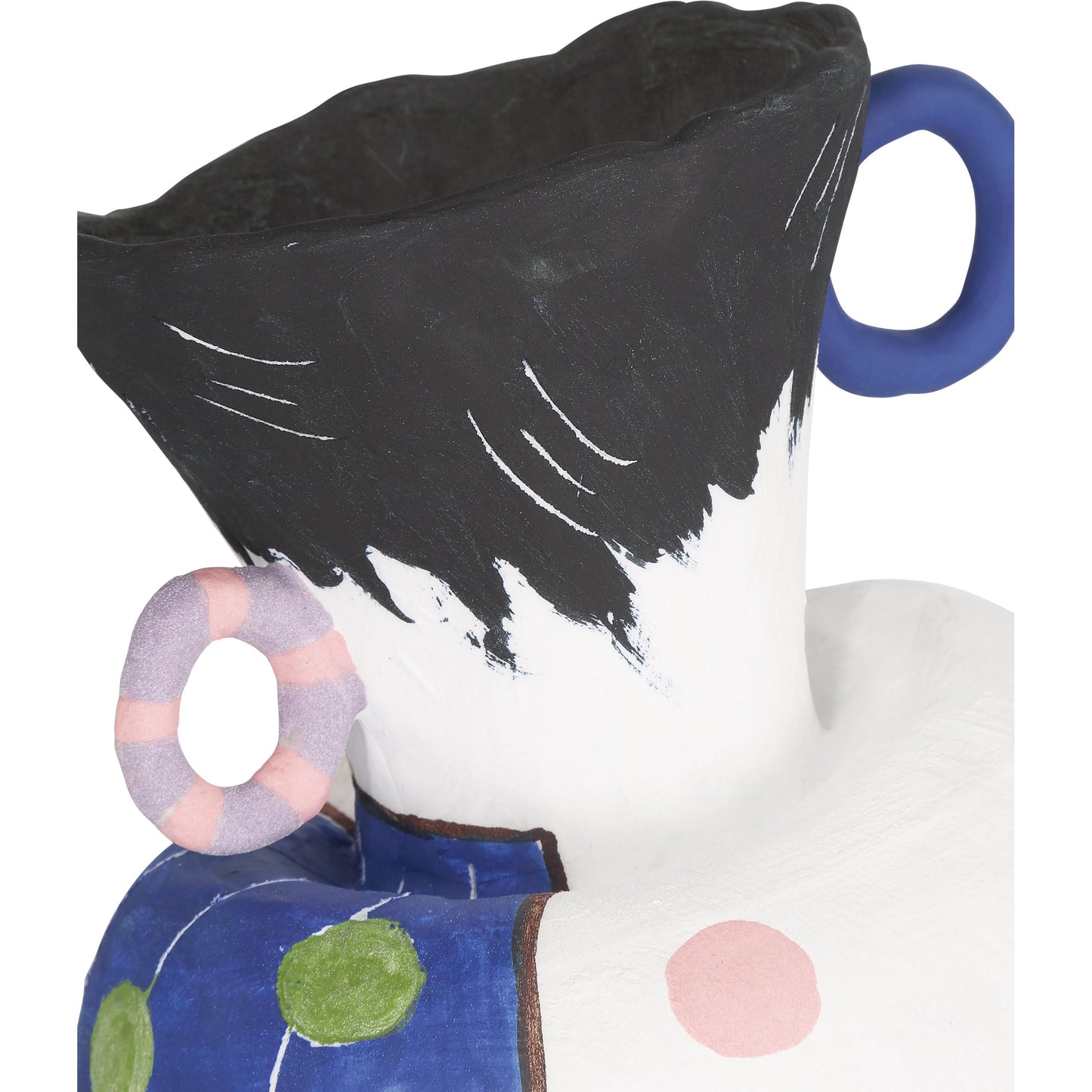 006 SI-2191799 | Closeup | Osamu Objects Set by Currey and Company in white, multicolor. Made from porcelain in a modern style.