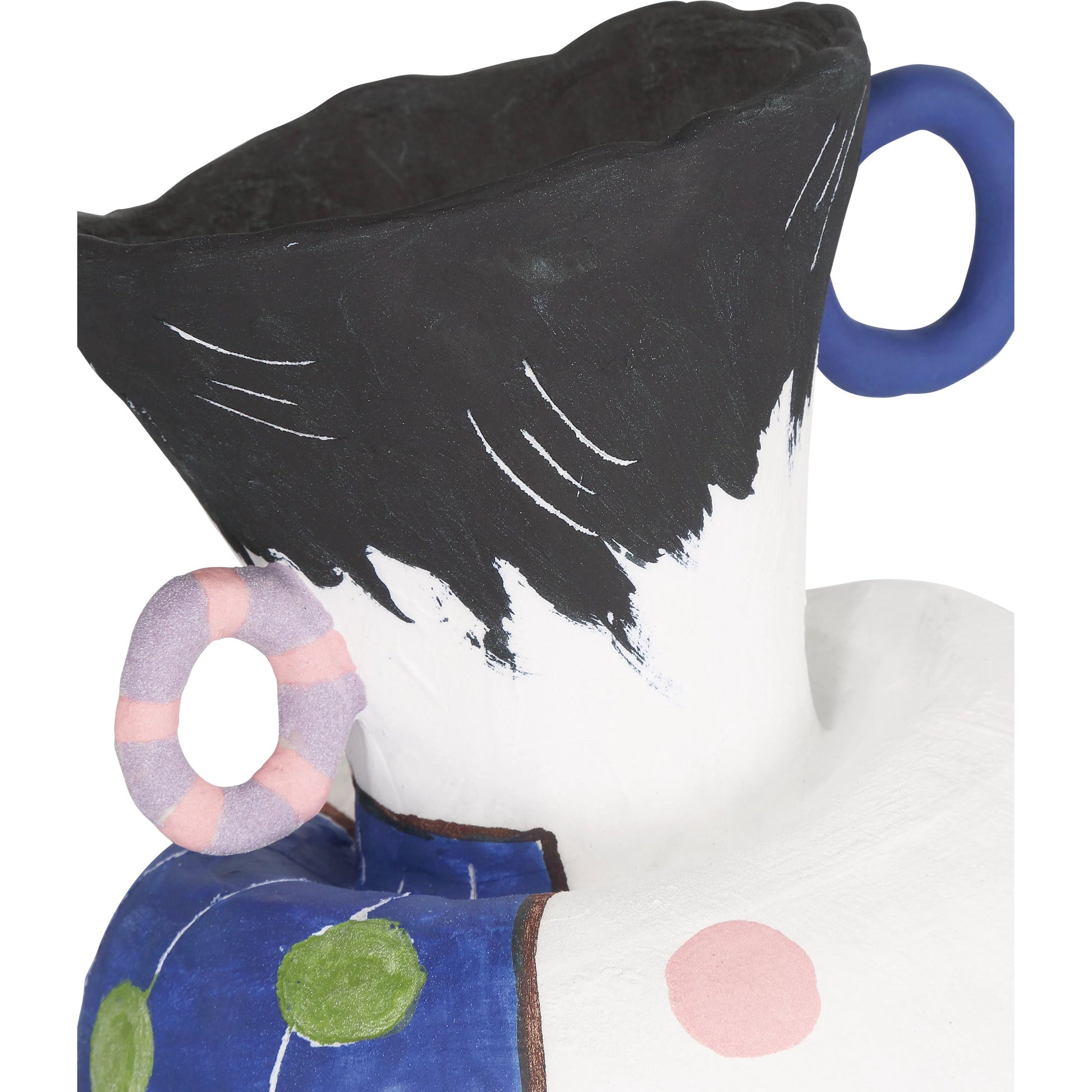 Osamu Objects Set by Currey and Company in white, multicolor. Made from porcelain in a modern style.