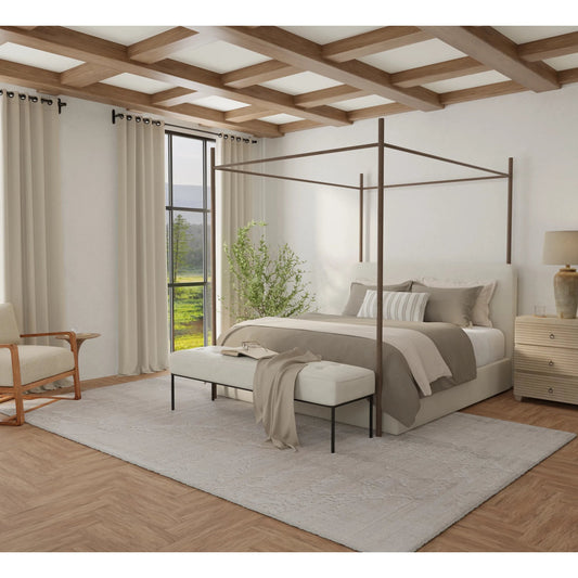 Aldrich Solid Rug - T33T8019 by Feizy in tan, ivory. Made from polyester, wool, viscose in a unique style.