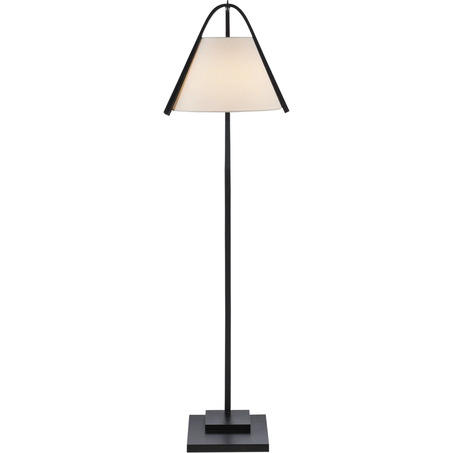 010 SI-1923912 | Additional Silo | Frey Floor Lamp by Currey and Company in satin black, brushed brown. Made from metal in a modern style.