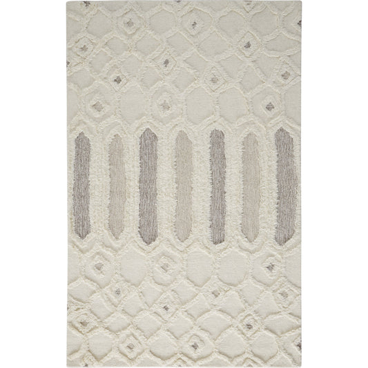 Anica Transitional Rug - 8013F by Feizy in ivory, taupe, tan. Made from wool in a unique style.