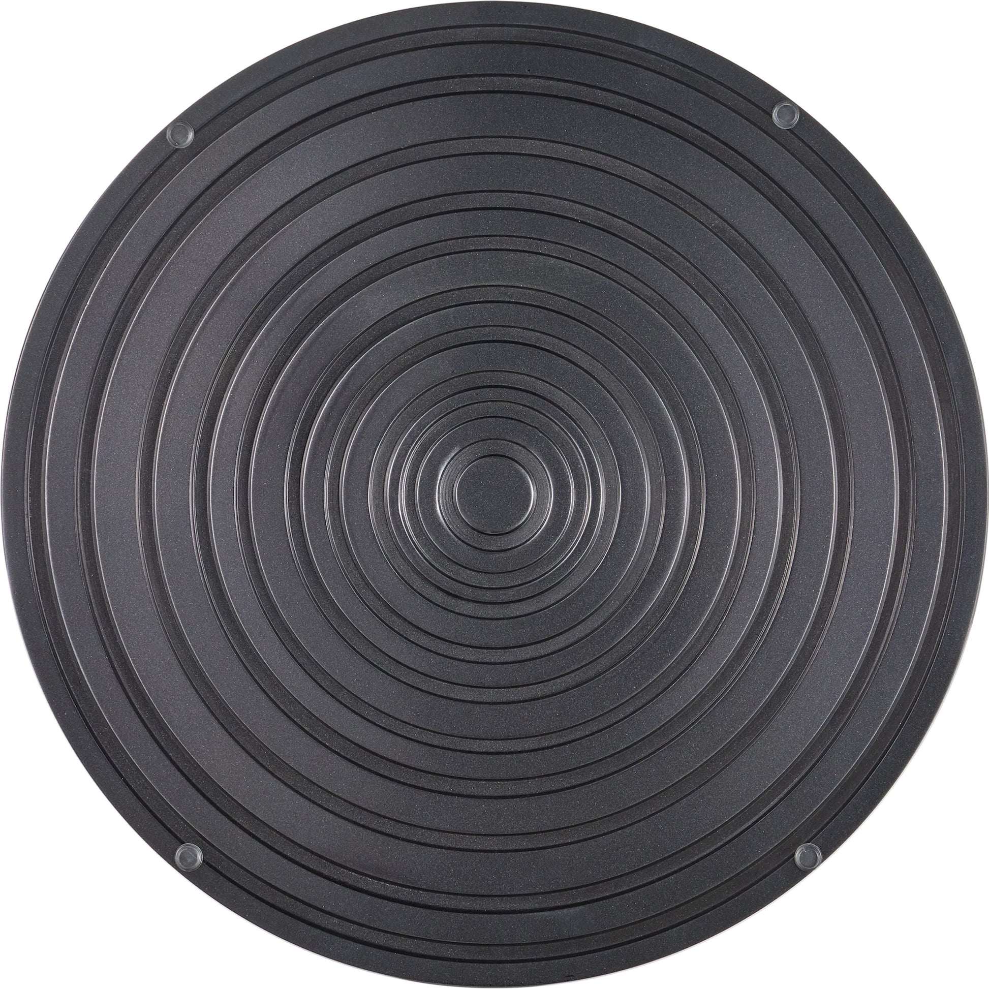 Erno Accent Table by Currey and Company in black nickel, clear. Made from cast aluminum, glass in a modern style.