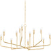 Norman Chandelier by Troy. Made from steel in a modern style.