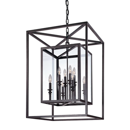 Morgan Lantern by Troy. Made from hand worked iron in a unique style.