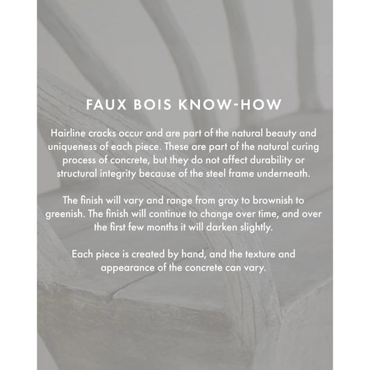 Mangal Accent Table by Currey and Company in portland. Made from concrete, wrought iron in a transitional style.