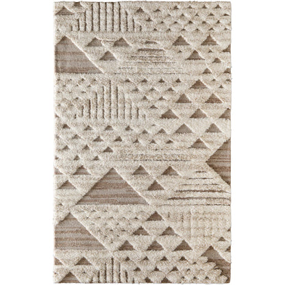 Anica Geometric ANC8A97F Rug by Feizy in ivory, taupe, gray. Made from wool in a unique style.