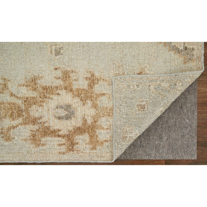 Grafton Traditional Ikat Rug - 69F9F by Feizy in tan, ivory, orange. Made from wool in a unique style.