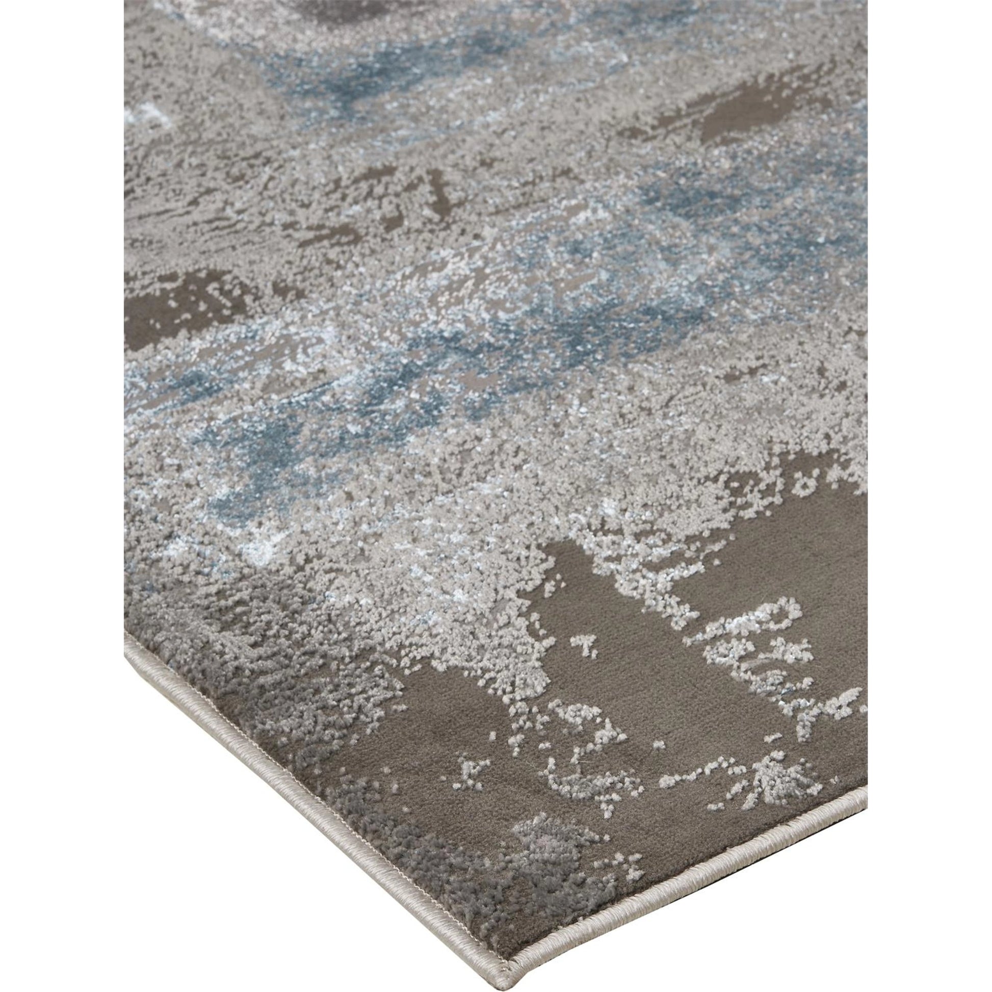 Azure Rug - 3406F by Feizy in gray, ivory, blue. Made from polyester, polypropylene in a unique style.