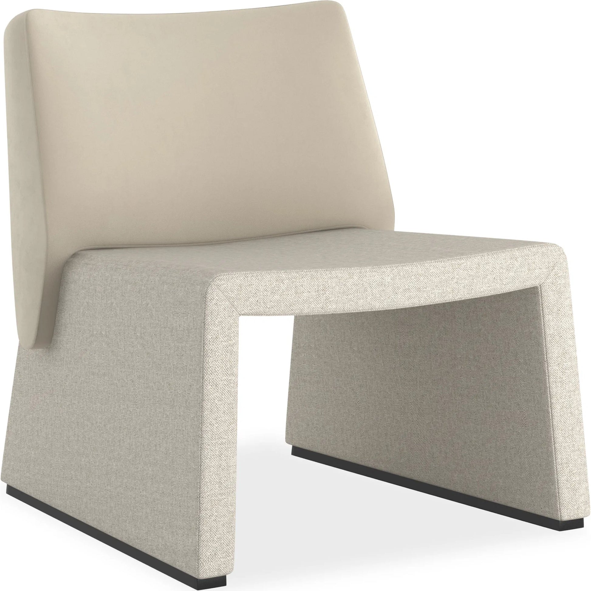 Et Voila Chair by Caracole in pumice and dark chocolate. Made from birch in a unique style.