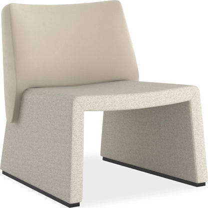 Et Voila Chair by Caracole in pumice and dark chocolate. Made from birch in a unique style.