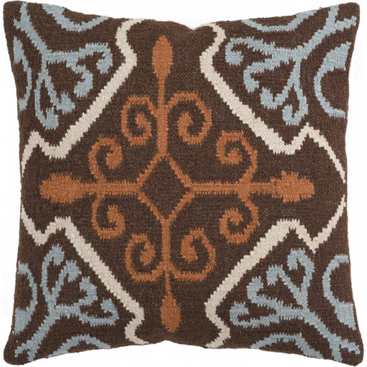 Diamond Swirl by Surya in chocolate, tan, moss, beige. Made from unique in a eclectic & global style.