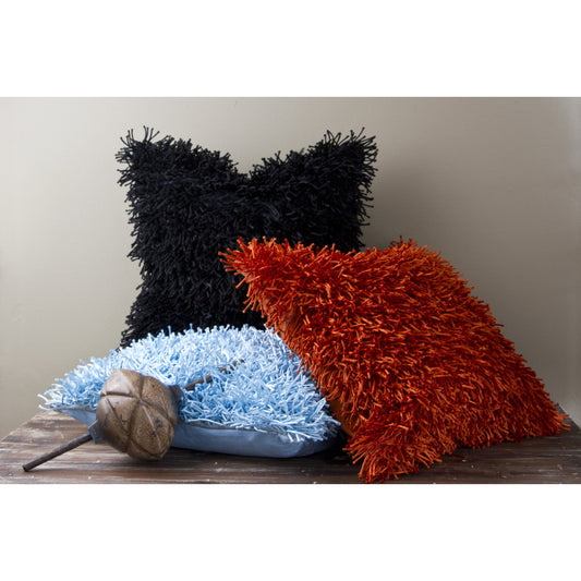 Nitro Pillow - 13215 by Surya in black. Made from 100% polyester in a modern style.