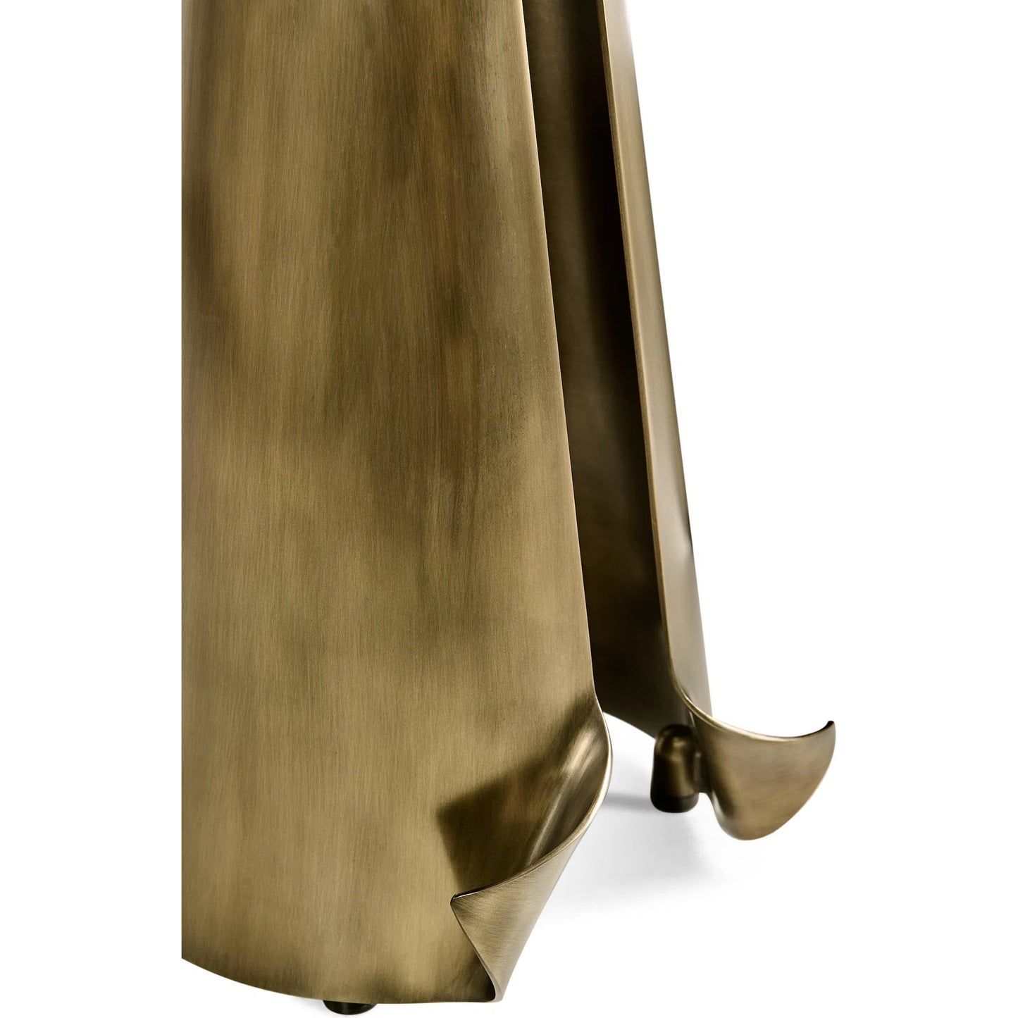 008 SI-2252687 | Unknown | Hammersmith Drink Table by Jonathan Charles in gold and satin brass. Made from brass in a unique style.
