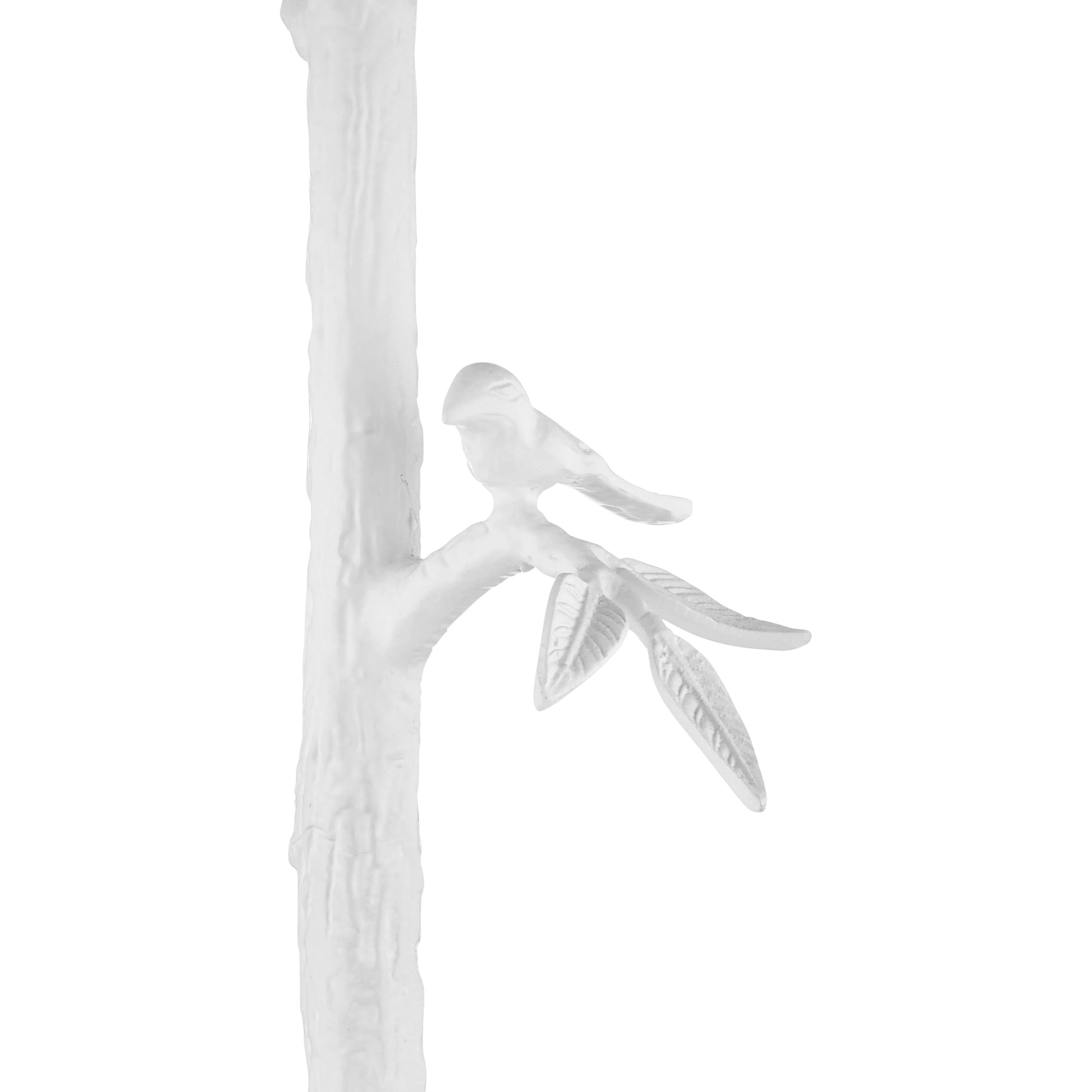 Piaf Floor Lamp by Currey and Company. Made from cast aluminum in a modern style.
