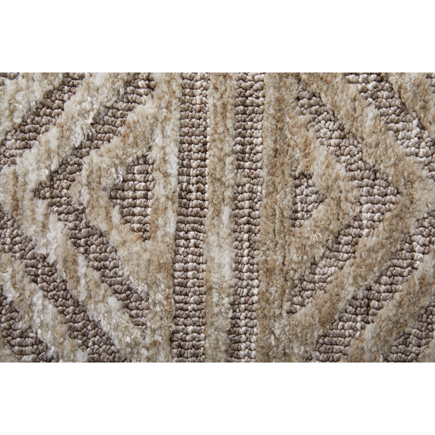 016 SI-1754186,SI-1754188,SI-1754189,SI-1754190,SI-1754191 | Closeup | Colton Geometric Rug - 8791F by Feizy in tan, ivory, brown. Made from polyester in a unique style.