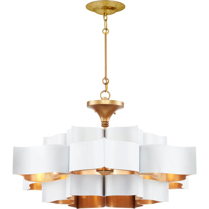 Grand Lotus Chandelier by Currey and Company. Made from unique in a modern style.