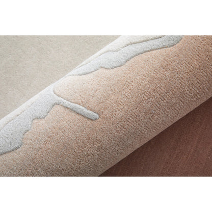 Katya Gradient & Rug - KTY8989F by Feizy in pink, ivory. Made from wool in a unique style.
