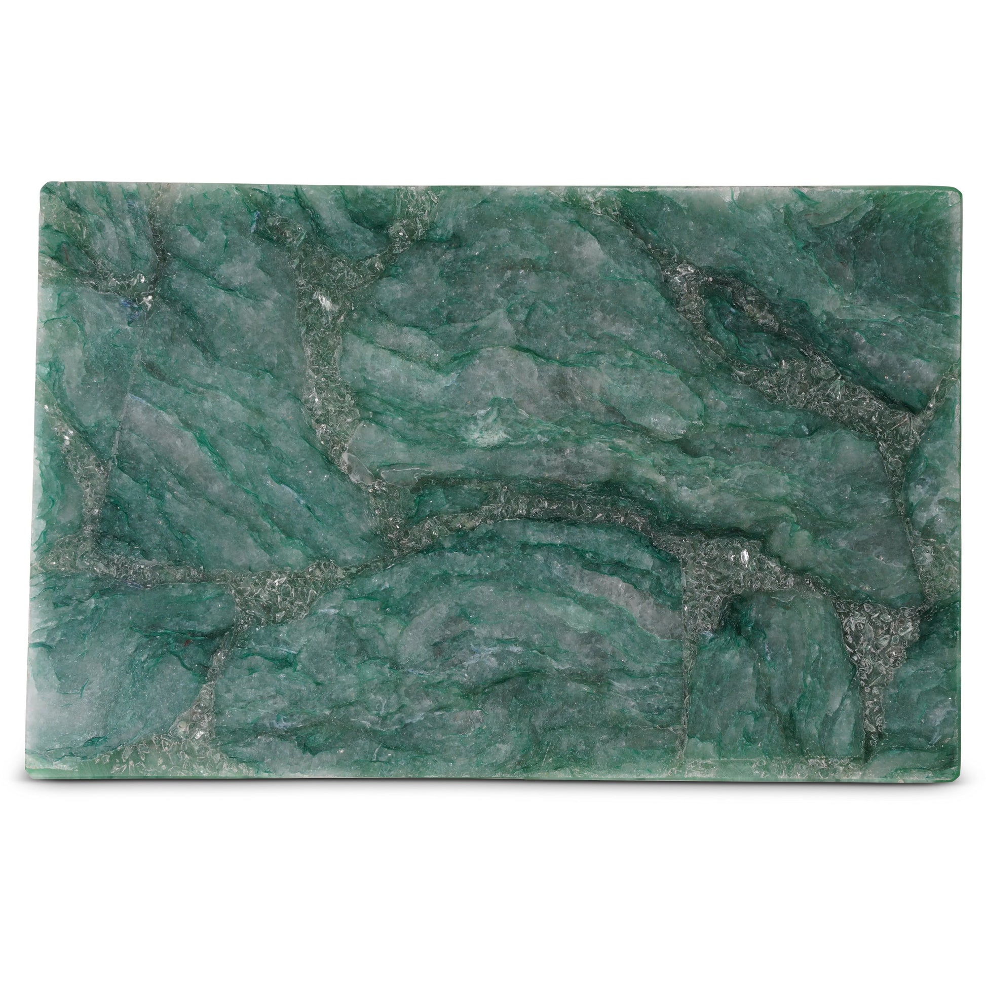 Green Aventurine Box by Currey and Company in natural. Made from green aventurine in a modern style.