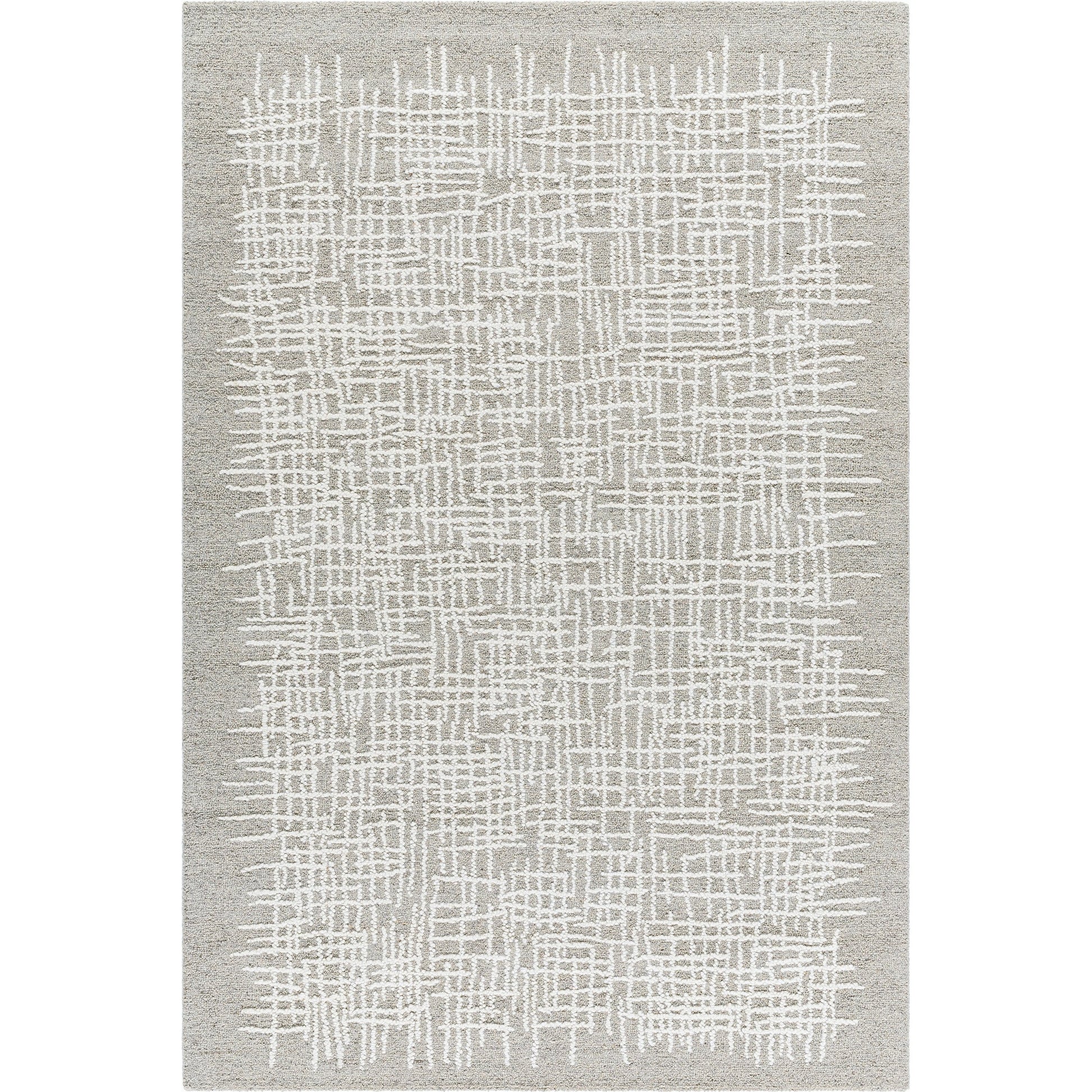 Falcao Rug - 530951 by Livabliss in light silver, sterling grey, silver, ash, metallic - silver. Made from wool in a unique style.