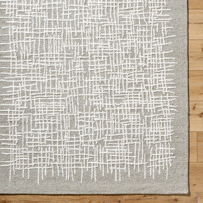 Falcao Rug - 530951 by Livabliss in light silver, sterling grey, silver, ash, metallic - silver. Made from wool in a unique style.