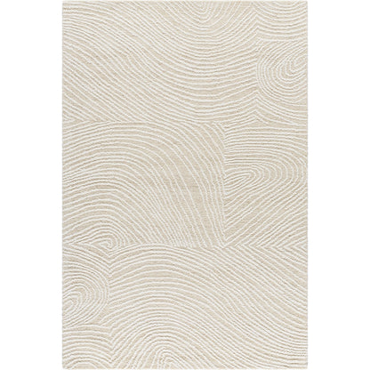Falcao Rug - 530959 by Livabliss in light silver, silver, white. Made from wool in a unique style.