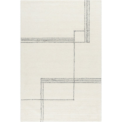 Falcao Rug - 530967 by Livabliss in off-white, light silver. Made from wool in a unique style.