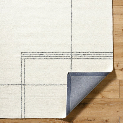 Falcao Rug - 530967 by Livabliss in off-white, light silver. Made from wool in a unique style.