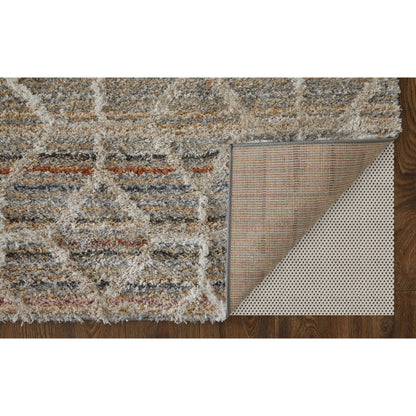 Mynka Transitional Diamond Rug - 39ICF by Feizy. Made from polyester in a unique style.