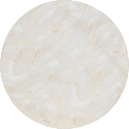 Eleana Round Dining Table by Hooker Furniture in faux onyx. Made from concrete, resin, metal in a modern style.