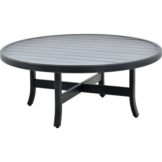 Fairborn Coffee Table by Surya in black. Made from aluminum in a unique style.