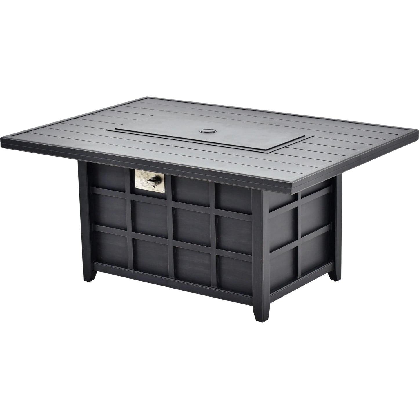 001 SI-2459923 | Primary Silo | Fairborn Indoor/Outdoor Fire Table by Surya in black. Made from aluminum in a modern style.