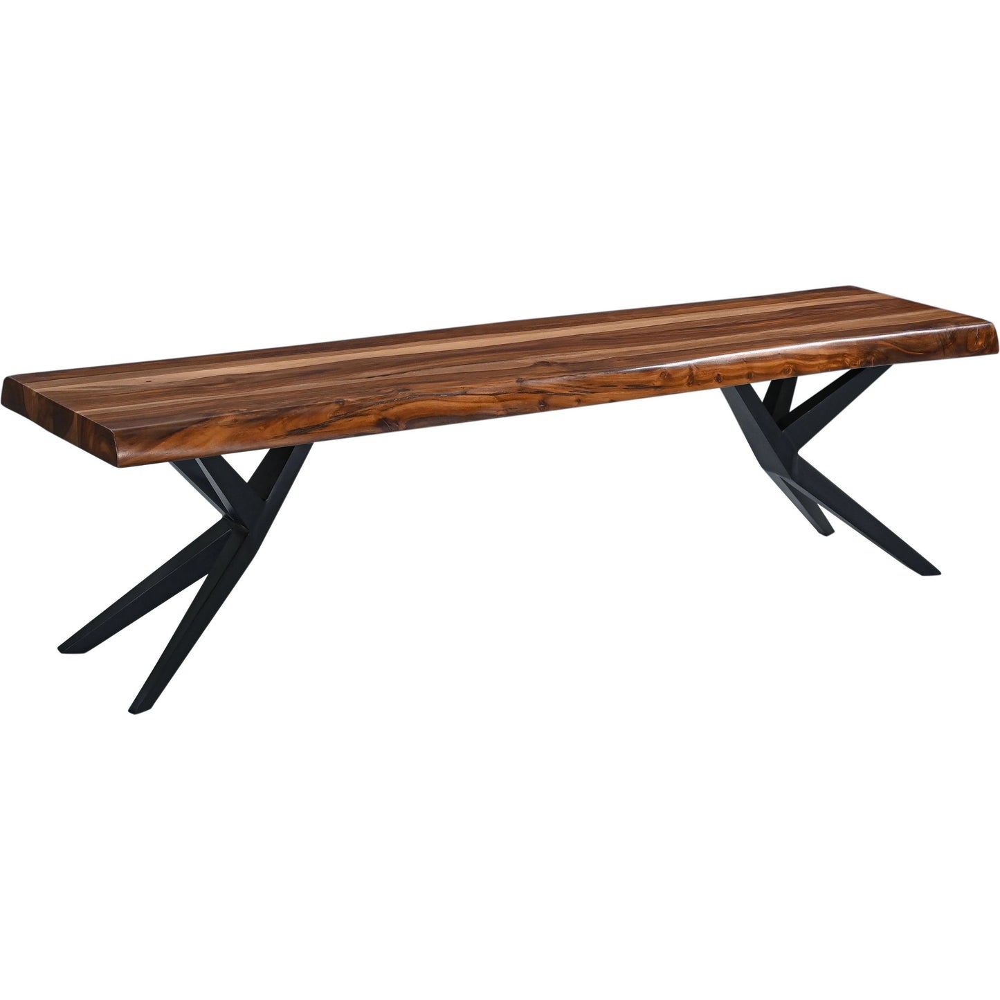 001 SI-2243047 | Primary Silo | Rosewood 68" Bench by World Interiors in brown and natural sheesham. Made from iron sheesham wood in a transitional style.