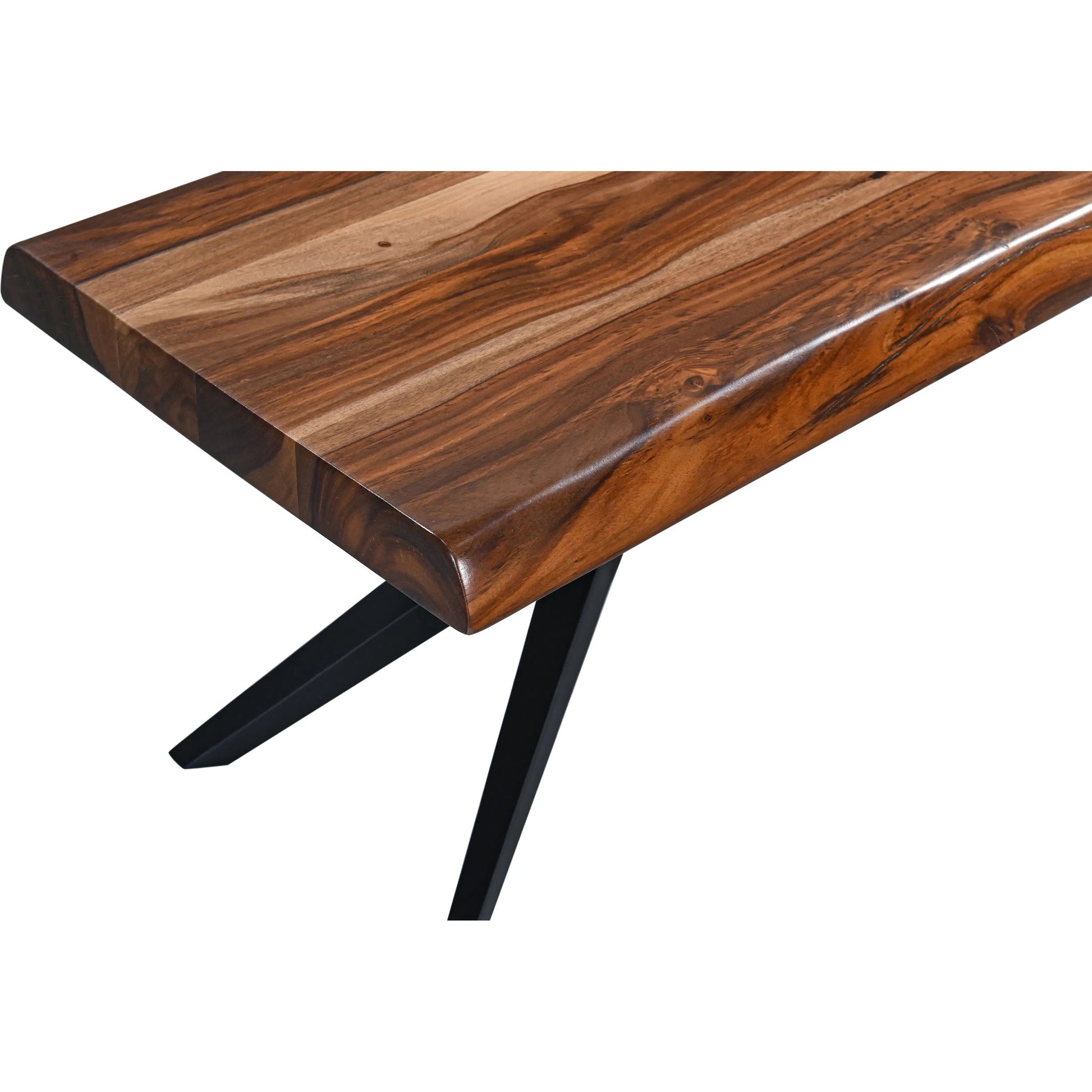 Rosewood 68" Bench by World Interiors in brown and natural sheesham. Made from iron sheesham wood in a transitional style.