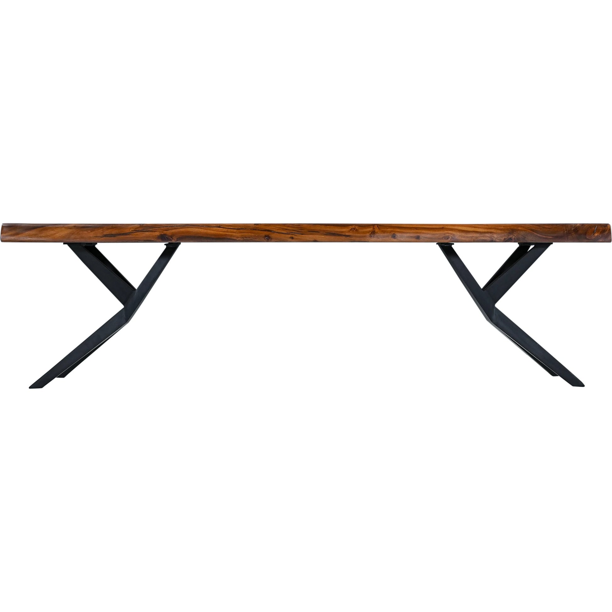 Rosewood 68" Bench by World Interiors in brown and natural sheesham. Made from iron sheesham wood in a transitional style.