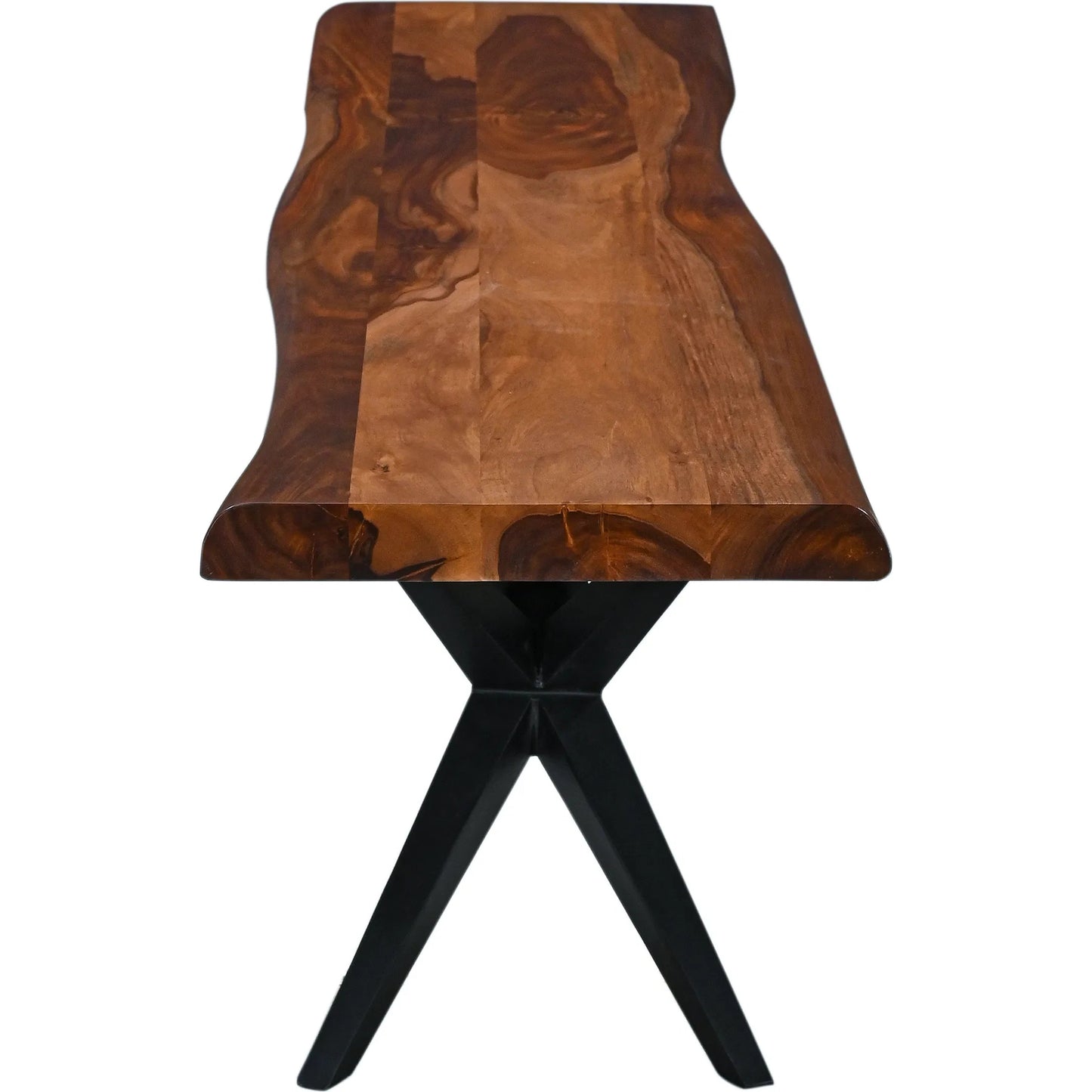 003 SI-2243045 | Additional Silo | Rosewood 90" Bench by World Interiors in brown and natural sheesham. Made from iron sheesham wood in a transitional style.
