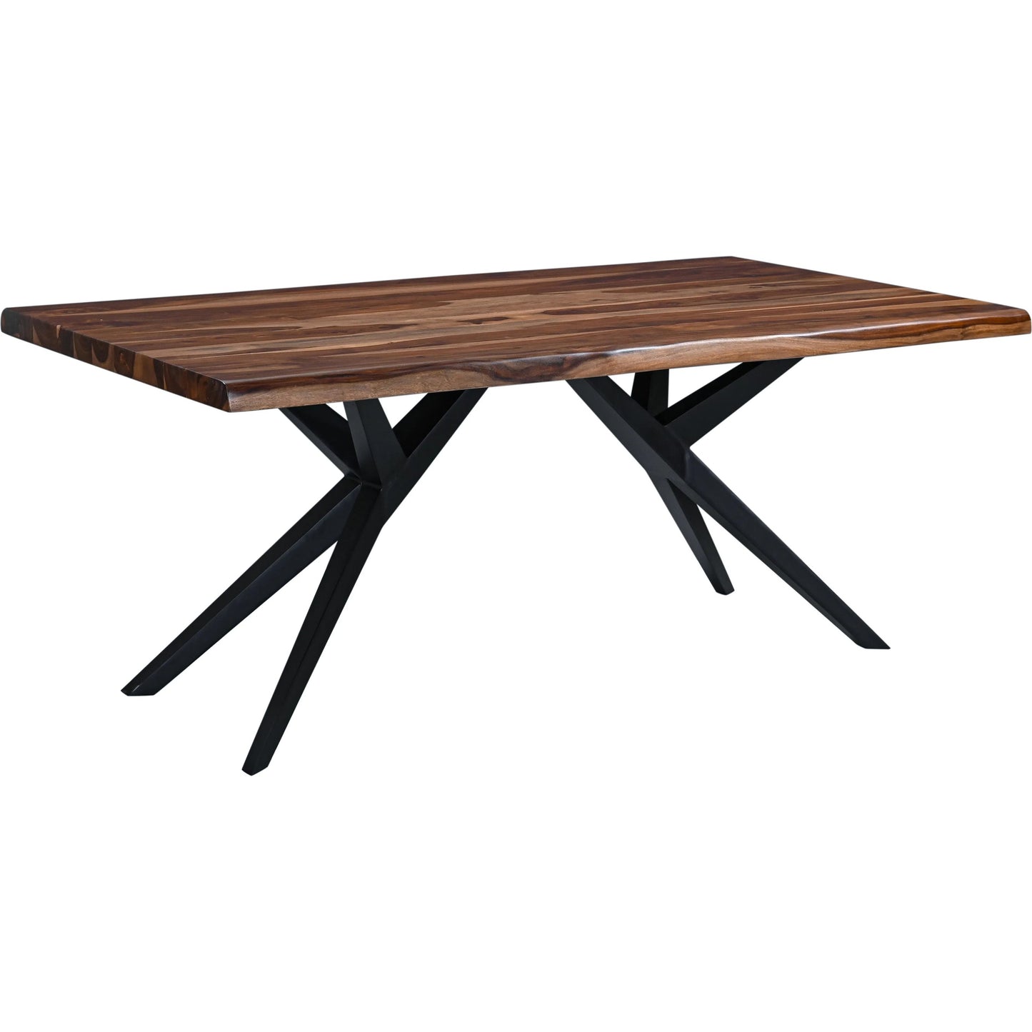 001 SI-2243044 | Primary Silo | Rosewood 72" Dining Table by World Interiors in brown and natural sheesham. Made from iron sheesham wood in a transitional style.