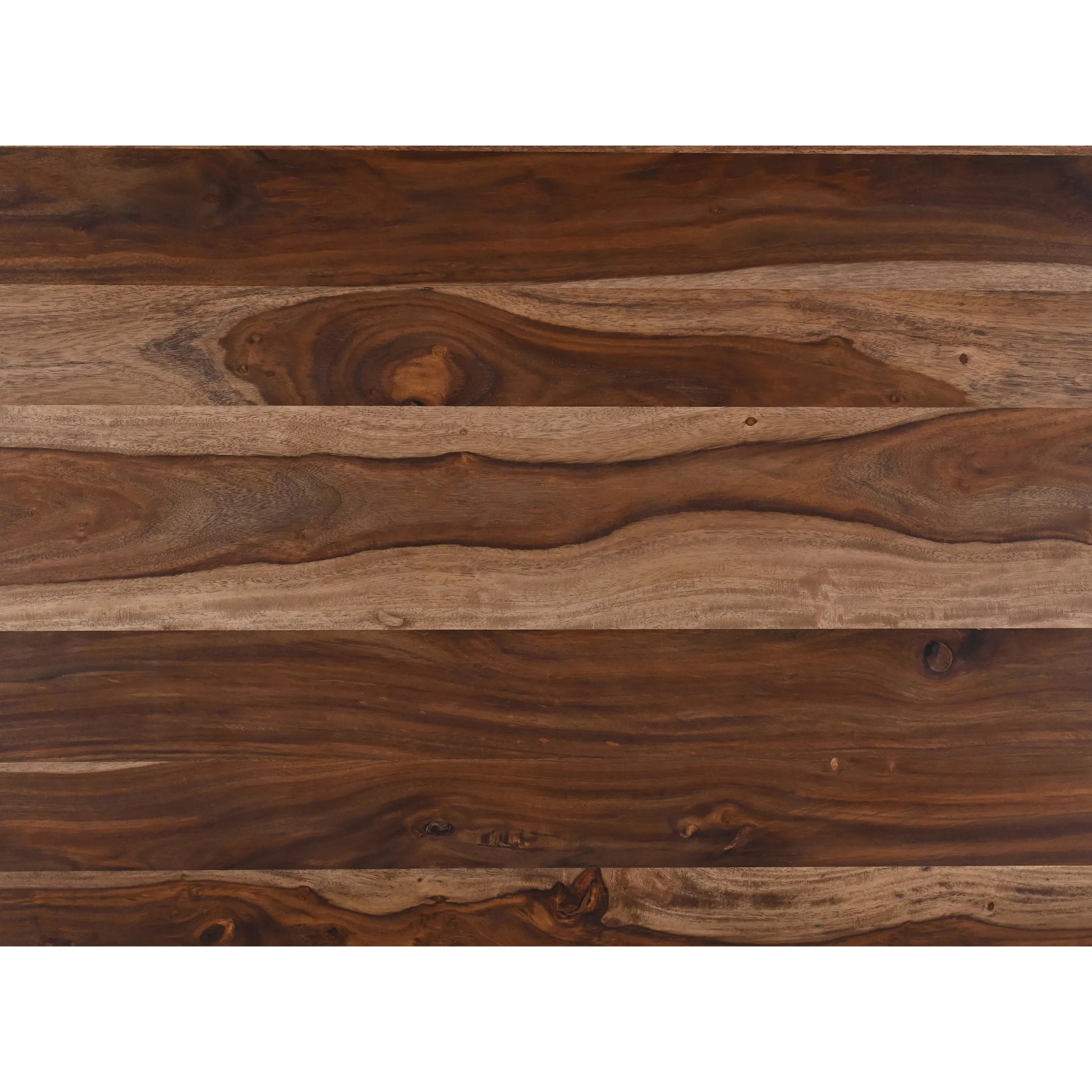 Rosewood 94" Dining Table by World Interiors in brown and natural sheesham. Made from iron sheesham wood in a transitional style.
