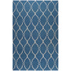 Dark Blue, Light Beige / 2' x 3'