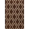 Dark Brown, Beige / 2' x 3'