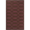 Dark Brown, Magenta / 3'6" x 5'6"