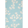 Aqua, Light Beige / 2' x 3'