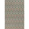 Ivory, Medium Brown, Dusty Sage, Emerald / 2' x 3'