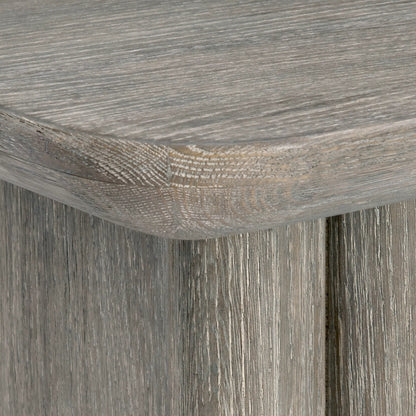 Monolith Side Table by Bernhardt in brown. Made from wood in a unique style.