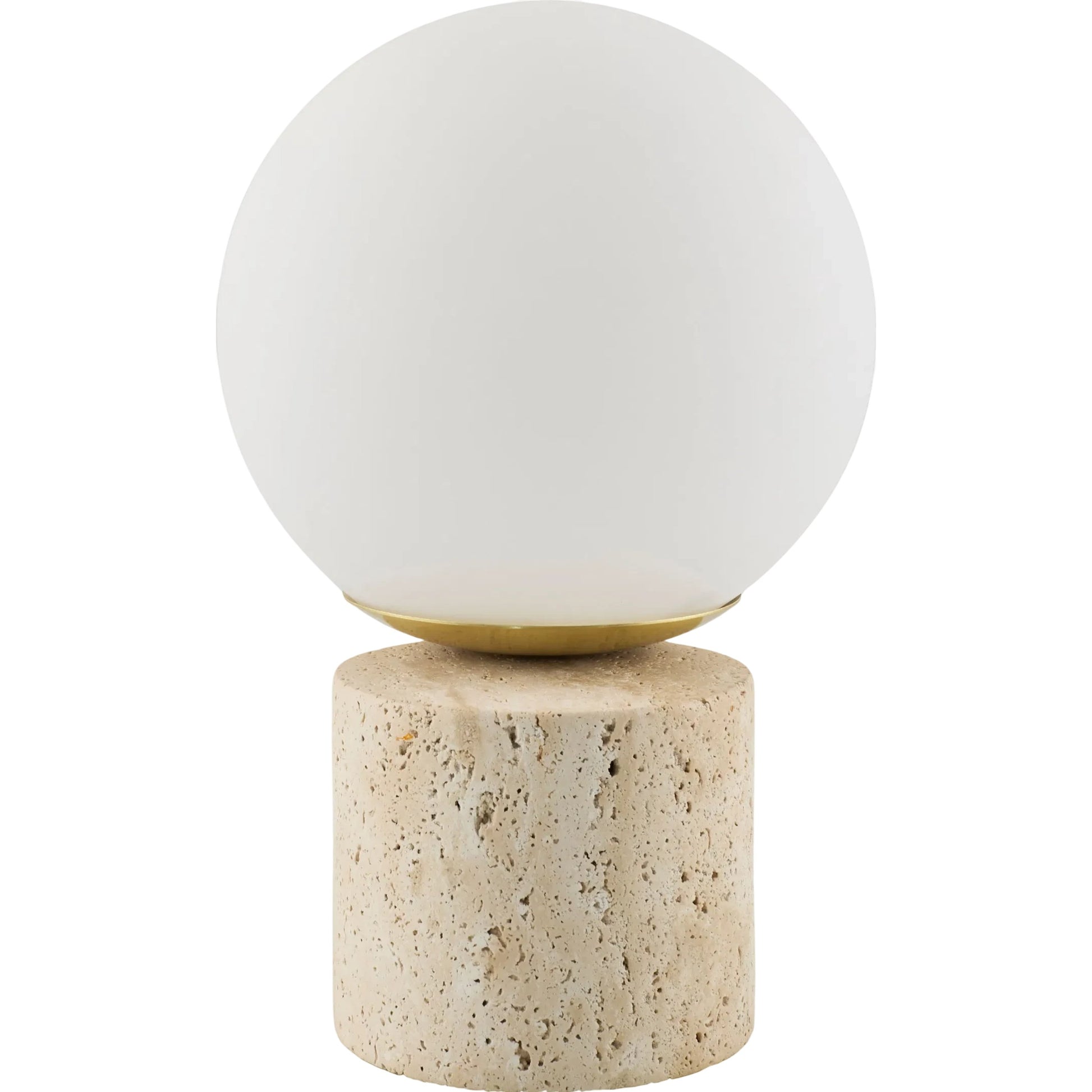 Fana Short Accent Table Lamp by Livabliss in body: brown; shade: white; cord: translucent and natural. Made from iron, glass in a transitional style.