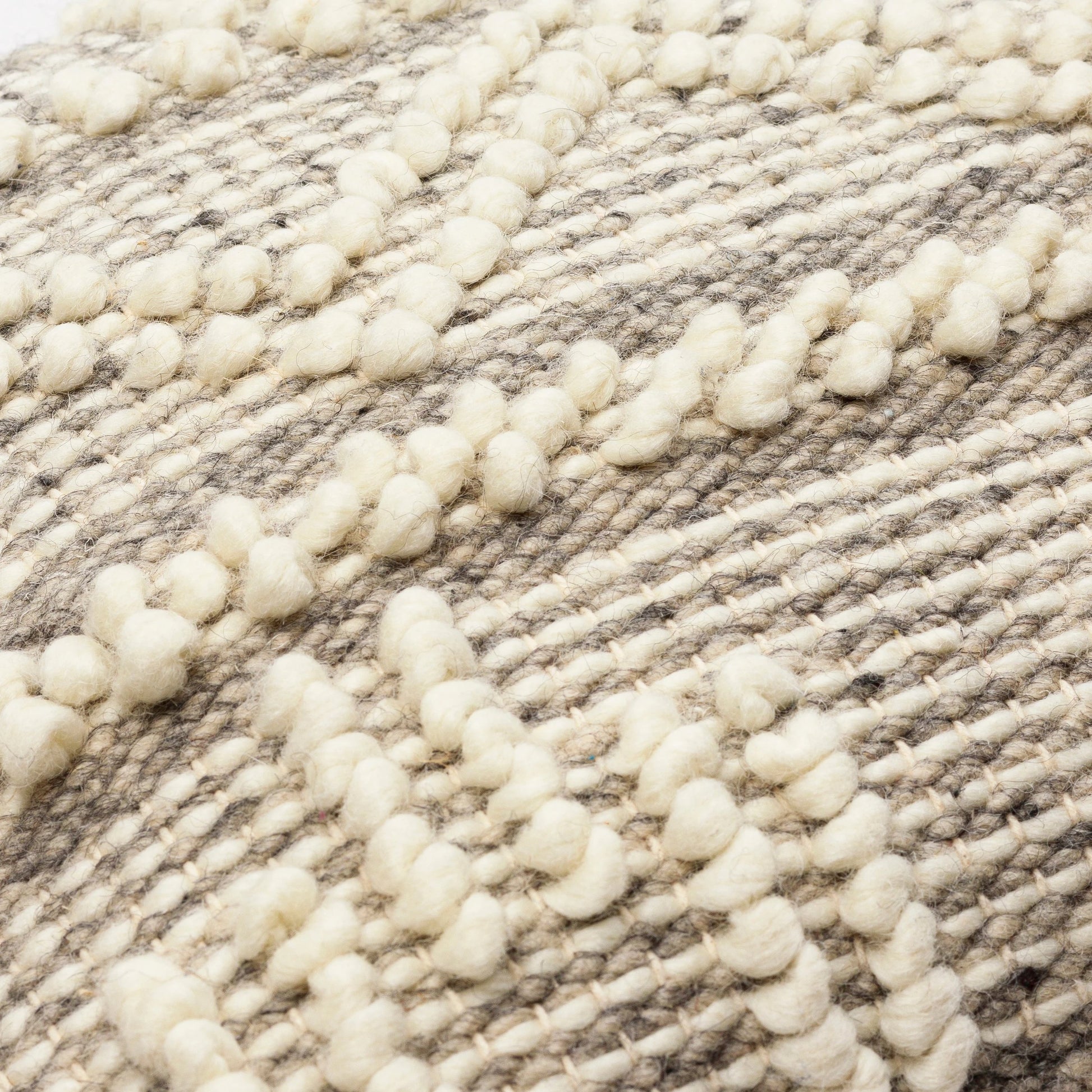 Faroe Pillow - 30053 by Livabliss in cream, khaki, black. Made from 70% wool, 30% cotton, 100% cotton in a eclectic & global style.